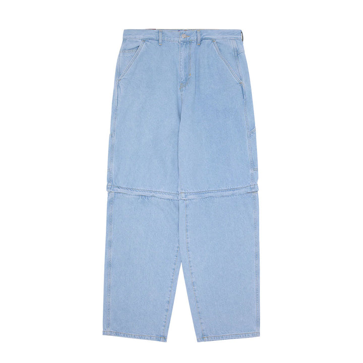 Fucking Awesome Baggy Zip Off Carpenter Pants Light Denim