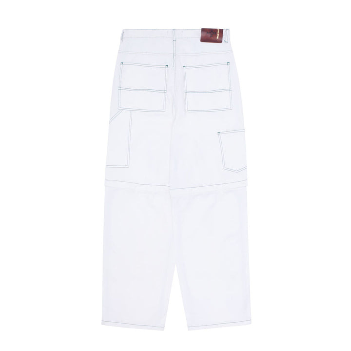 Fucking Awesome Baggy Zip Off Carpenter Pants White