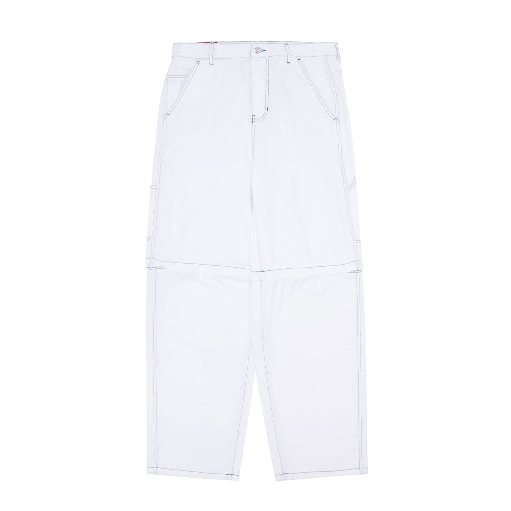Fucking Awesome Baggy Zip Off Carpenter Pants White