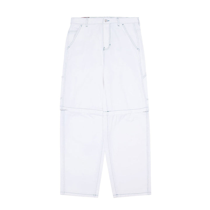 Fucking Awesome Baggy Zip Off Carpenter Pants White