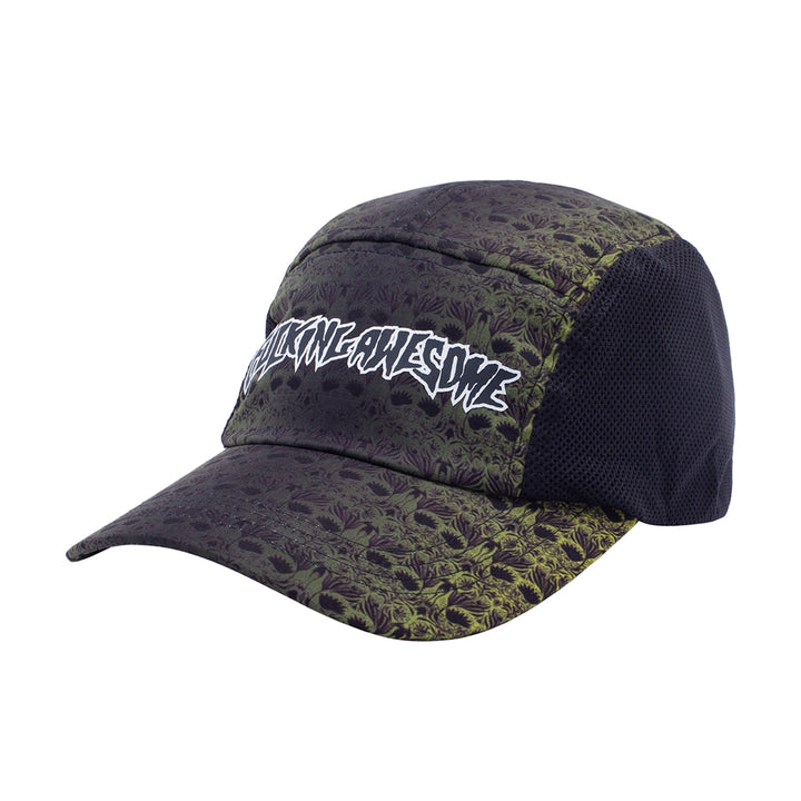 Fucking Awesome Stamp Volley Strapback Hat Neon Green