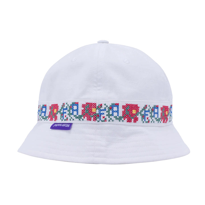 Fucking Awesome Tetris Bucket Hat White