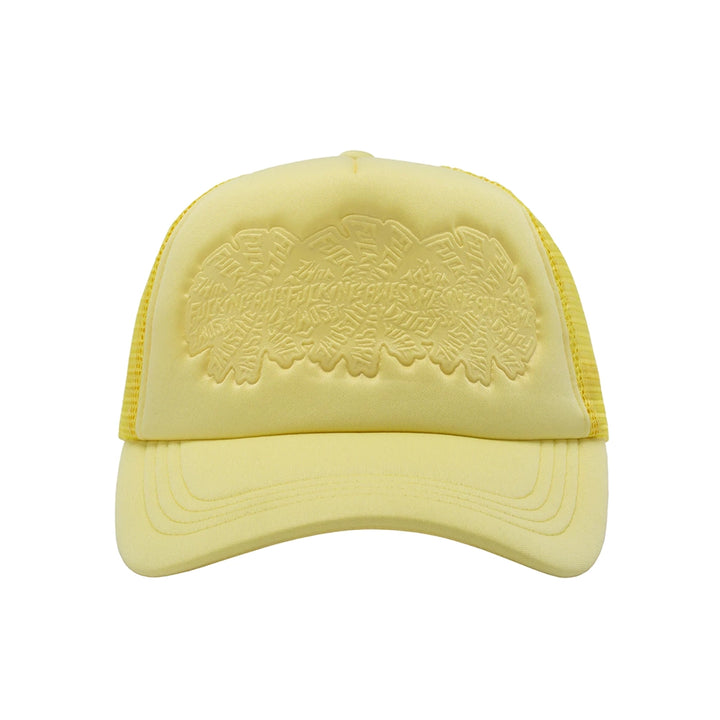 Fucking Awesome Three Spiral Strapback Hat Yellow