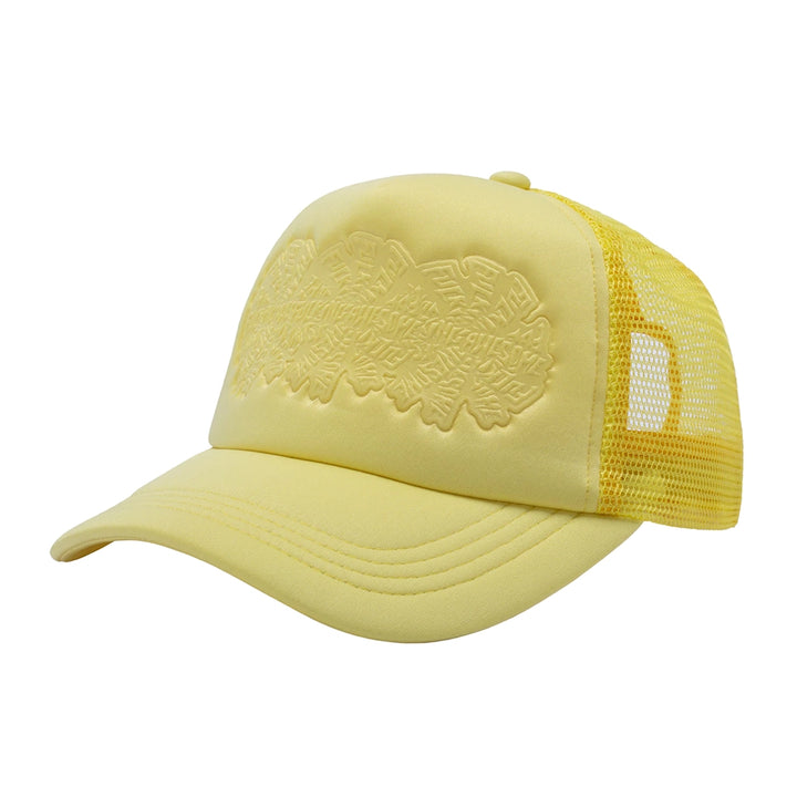 Fucking Awesome Three Spiral Strapback Hat Yellow