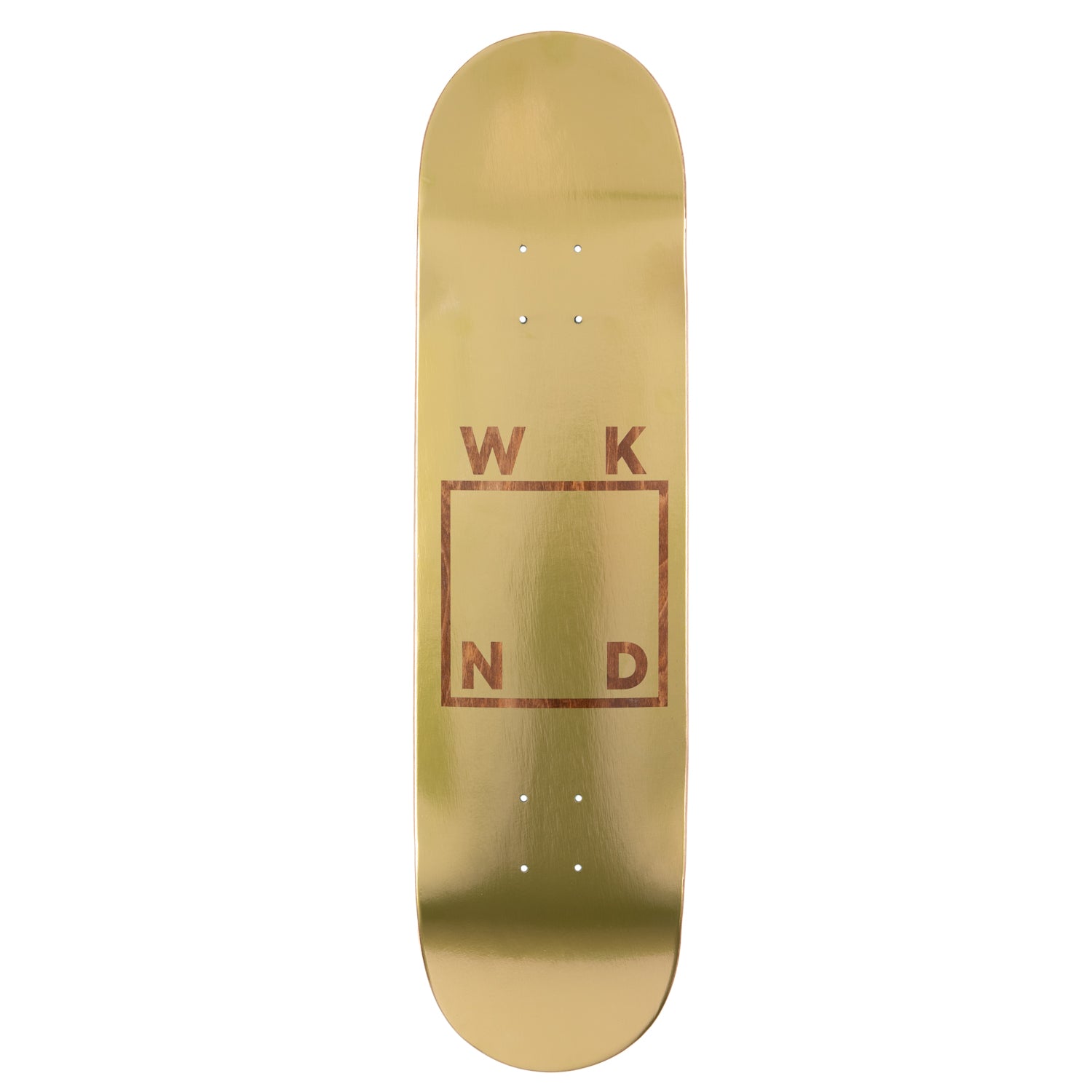 WKND Gold Plated Logo Deck 7.75"