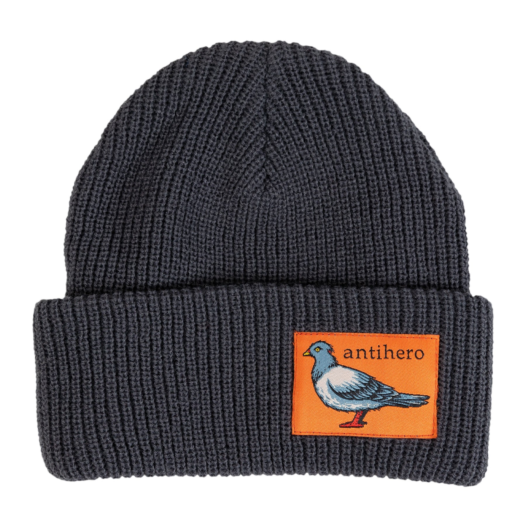 Anti Hero Lil Pigeon Cuff Beanie Charcoal
