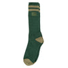 Anti Hero Black Hero Outline Sock Forest Green/Camel