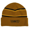 Krooked Krooked Eyes Cuff Beanie Natural/Gold/Black