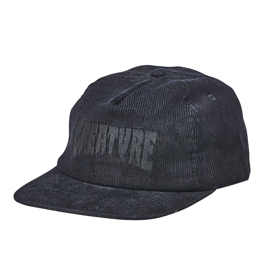 Creature Logo Fill Snapback Unstructured Mid Hat Black