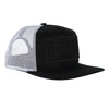 Creature Reverse Patch Mesh Trucker High Profile Hat Black/White