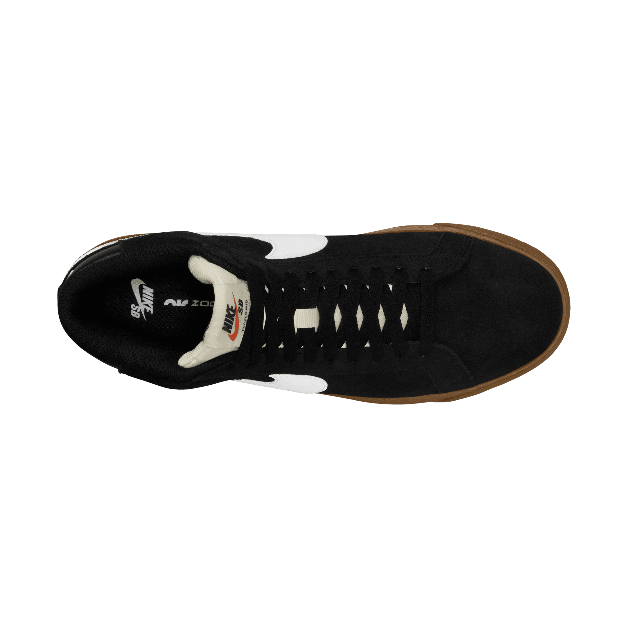 Nike SB Zoom Blazer Mid Black White Sail Orchard Skateshop