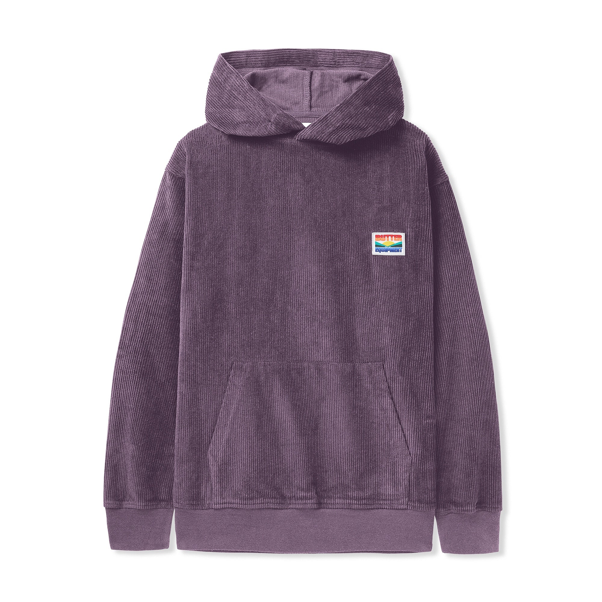 Butter Goods High  Wale Cord Hoodie Muave
