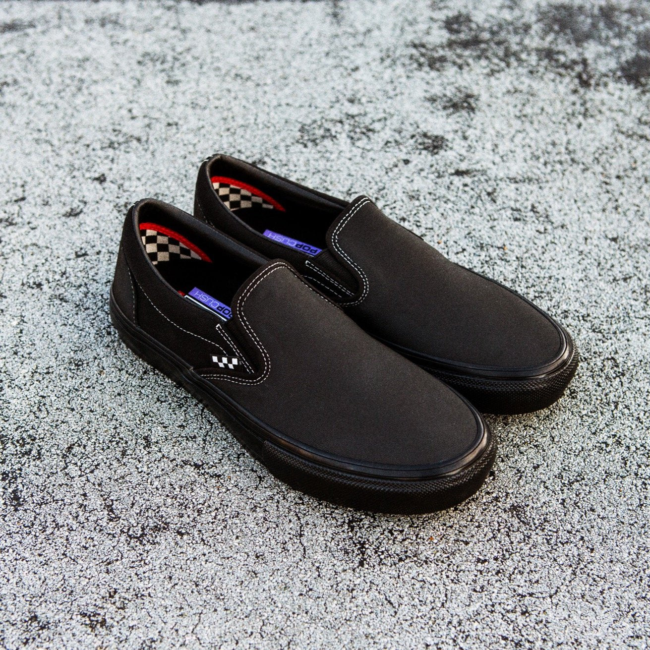 Vans Skate Slip On Black Orchard Skateshop