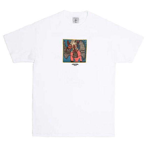 【ALLTIMERS】RON VEASEY TEE White Alltimers Tee NVA White - Orchard Skateshop