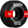 Bones Wheels 100&#39;s OG Formula #14 V4 Wide Black 52mm