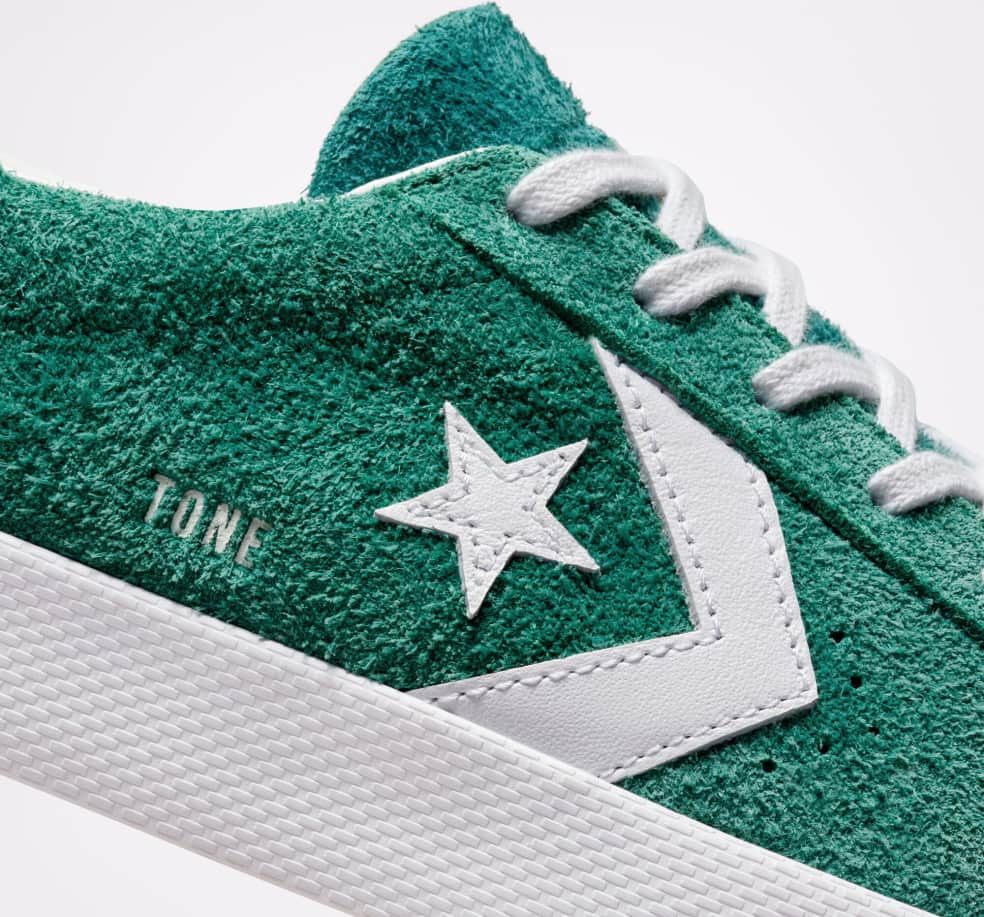 Converse CONS x Dial Tone Pro Leather Vulc Vintage Jade - Orchard