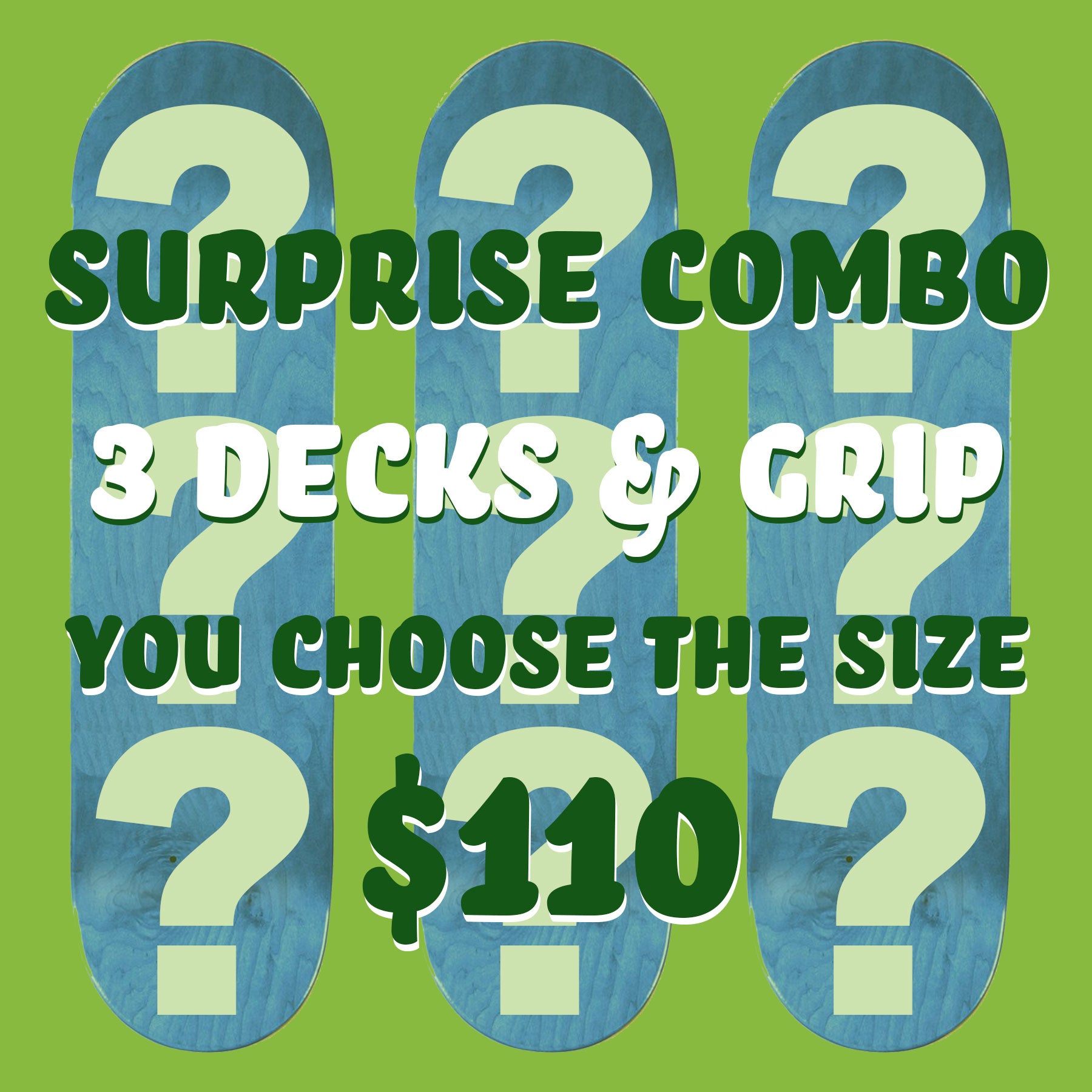 SURPRISE DEAL - 3 DECKS & GRIP