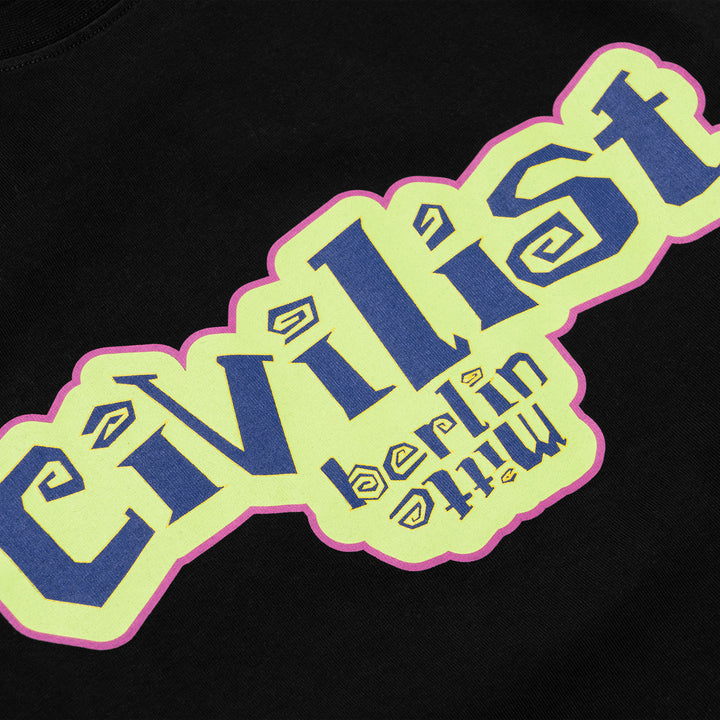 Civilist Whirl Tee Black