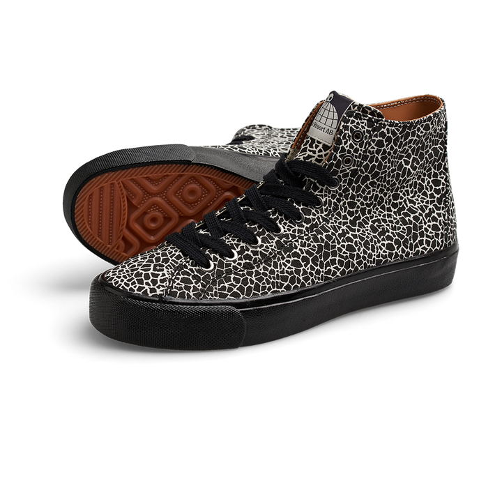 Last Resort AB VM003 Canvas Hi (Cracked Black White)