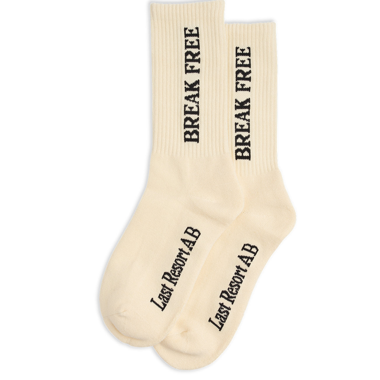 Last Resort AB Break Free Socks Cream White