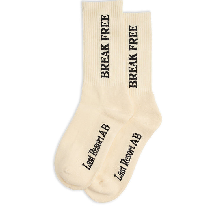 Last Resort AB Break Free Socks Cream White