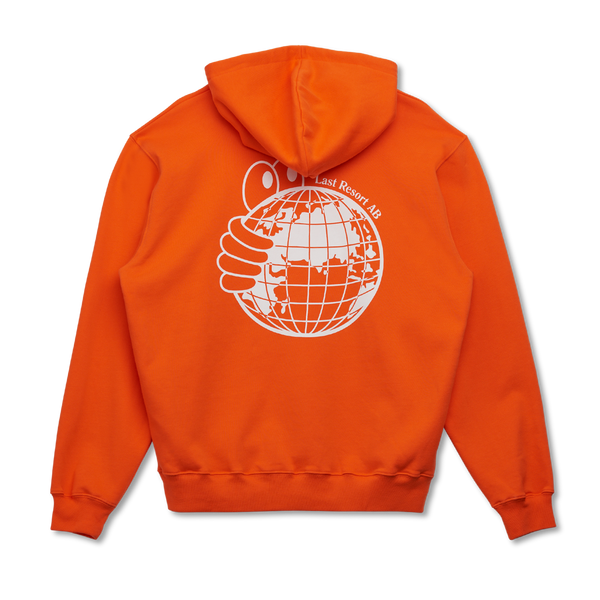 Last Resort AB World Hoodie Flame Orange - Orchard Skateshop