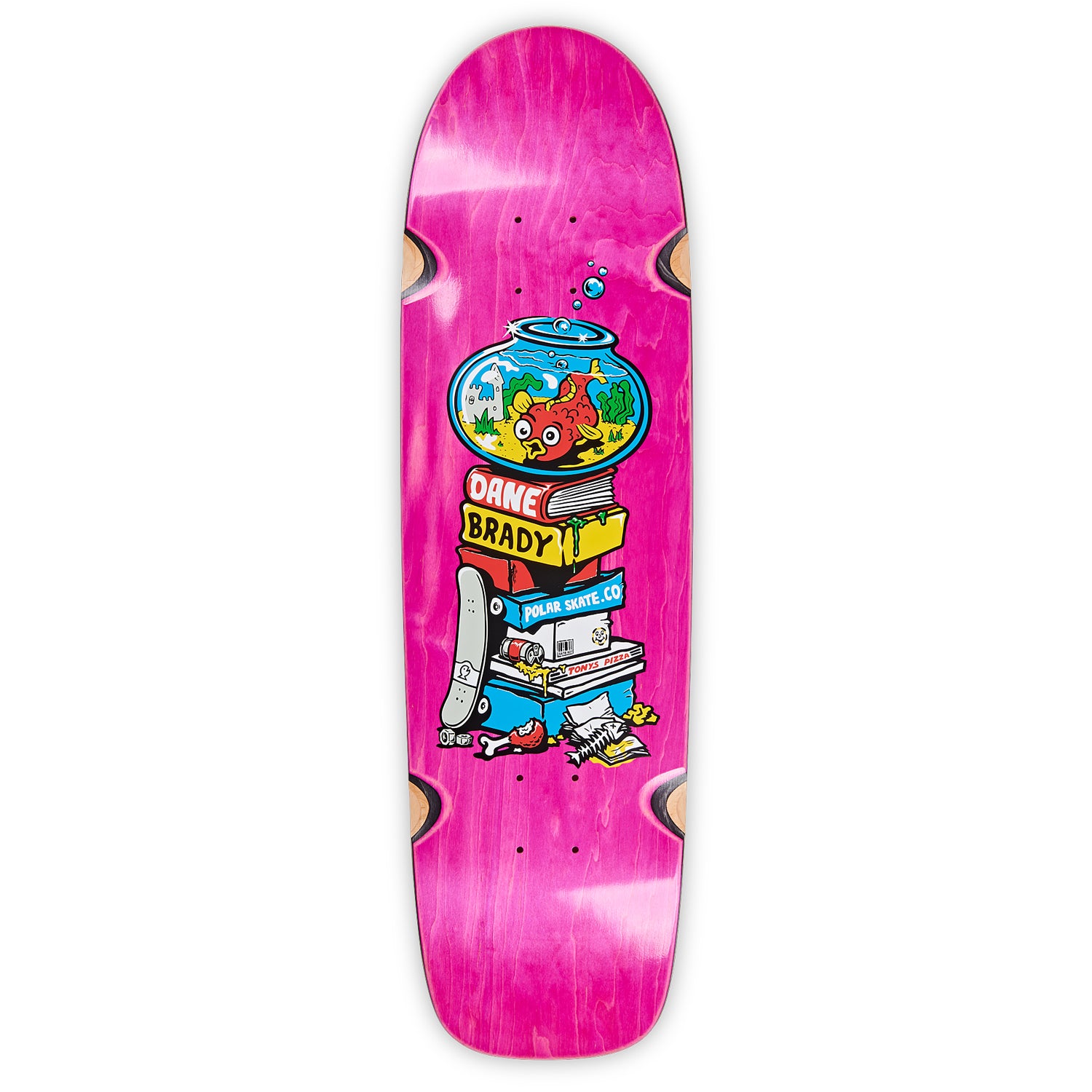Polar Dane Brady Fish Bowl Wheel Well Surf Jr.  Shaped Deck