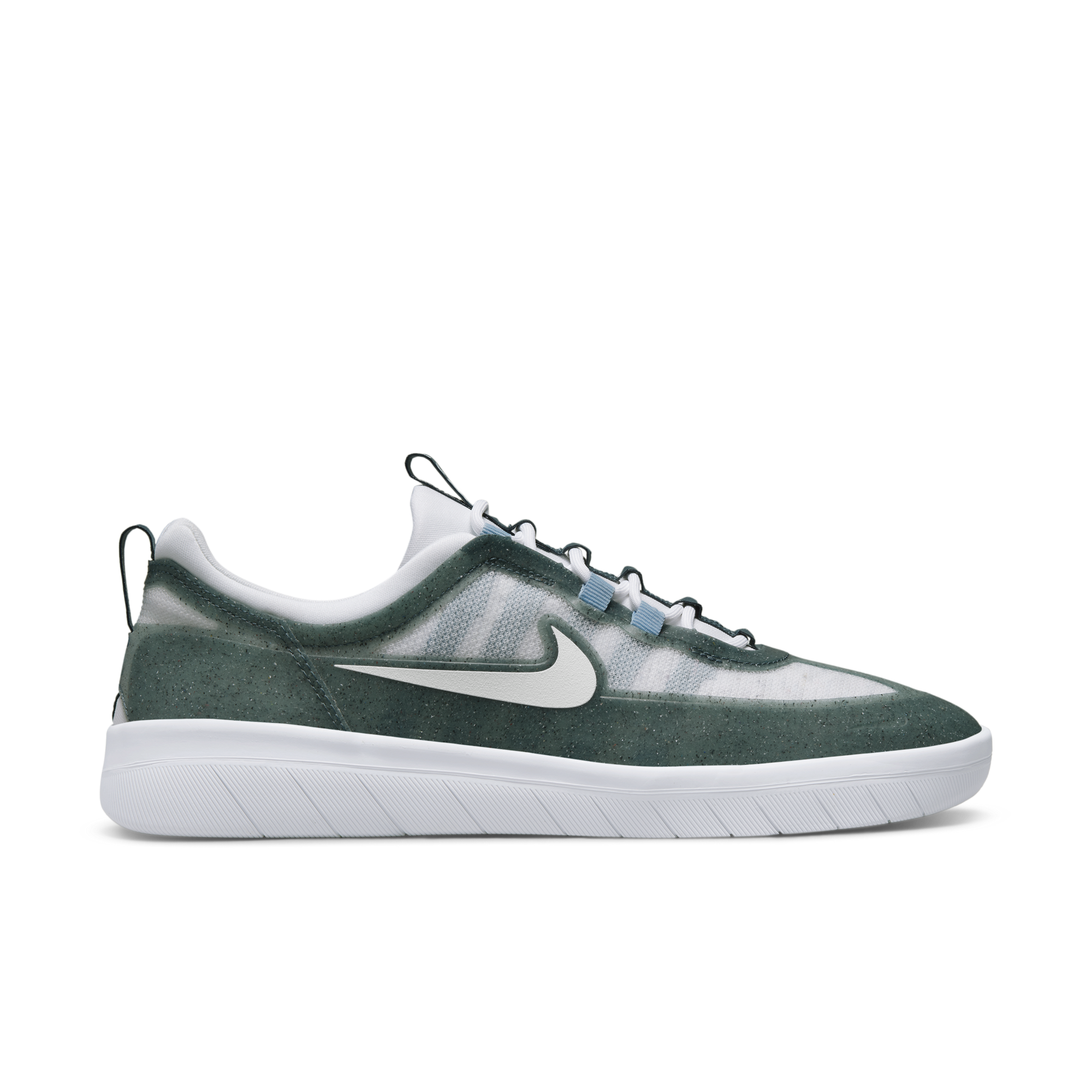 Nike SB Nyjah Free 2 Premium Ash Green Boarder Blue Barely Green White