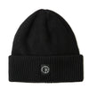 Polar Skate Co. Double Fold Merino Beanie Black