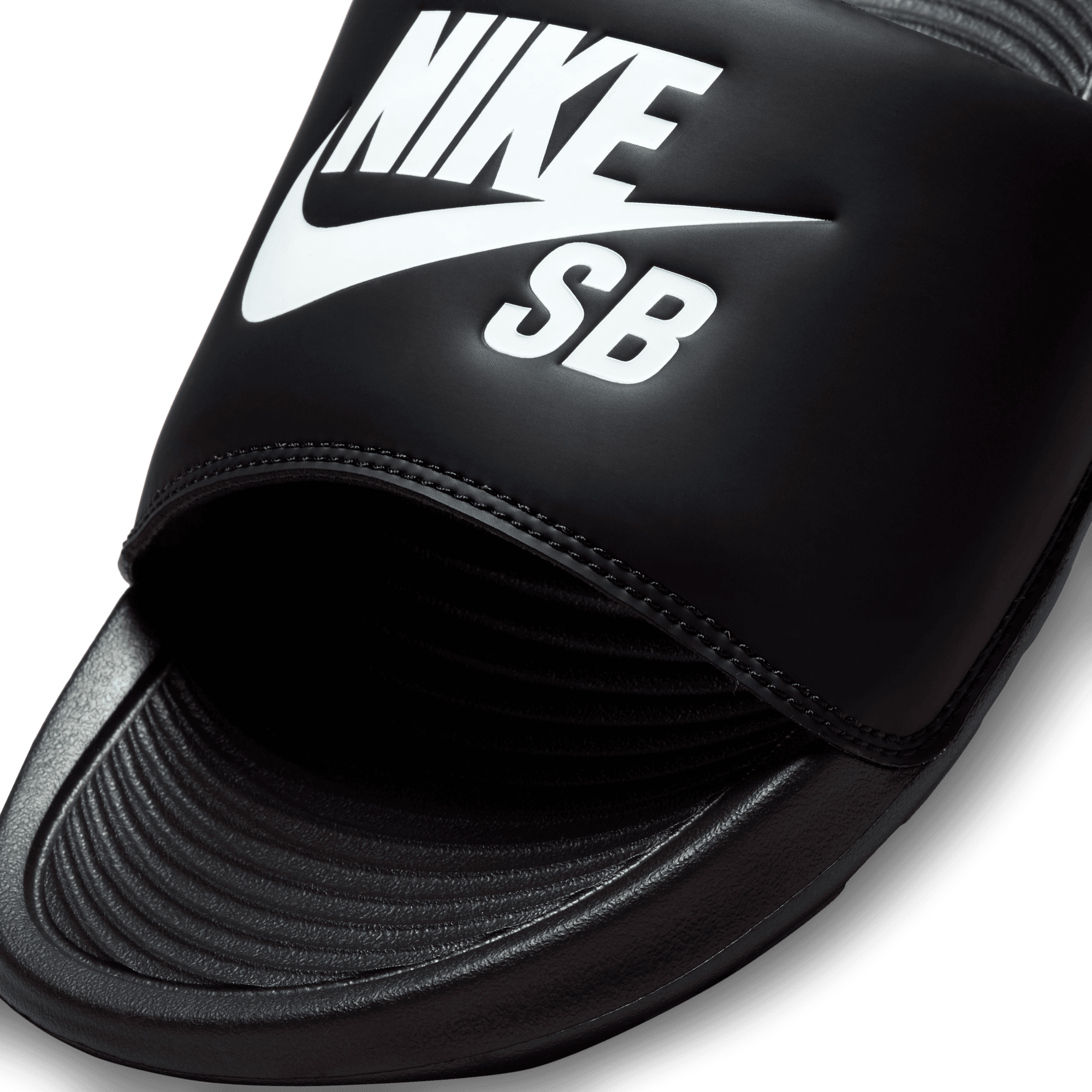 Nike sb slides 2024 black