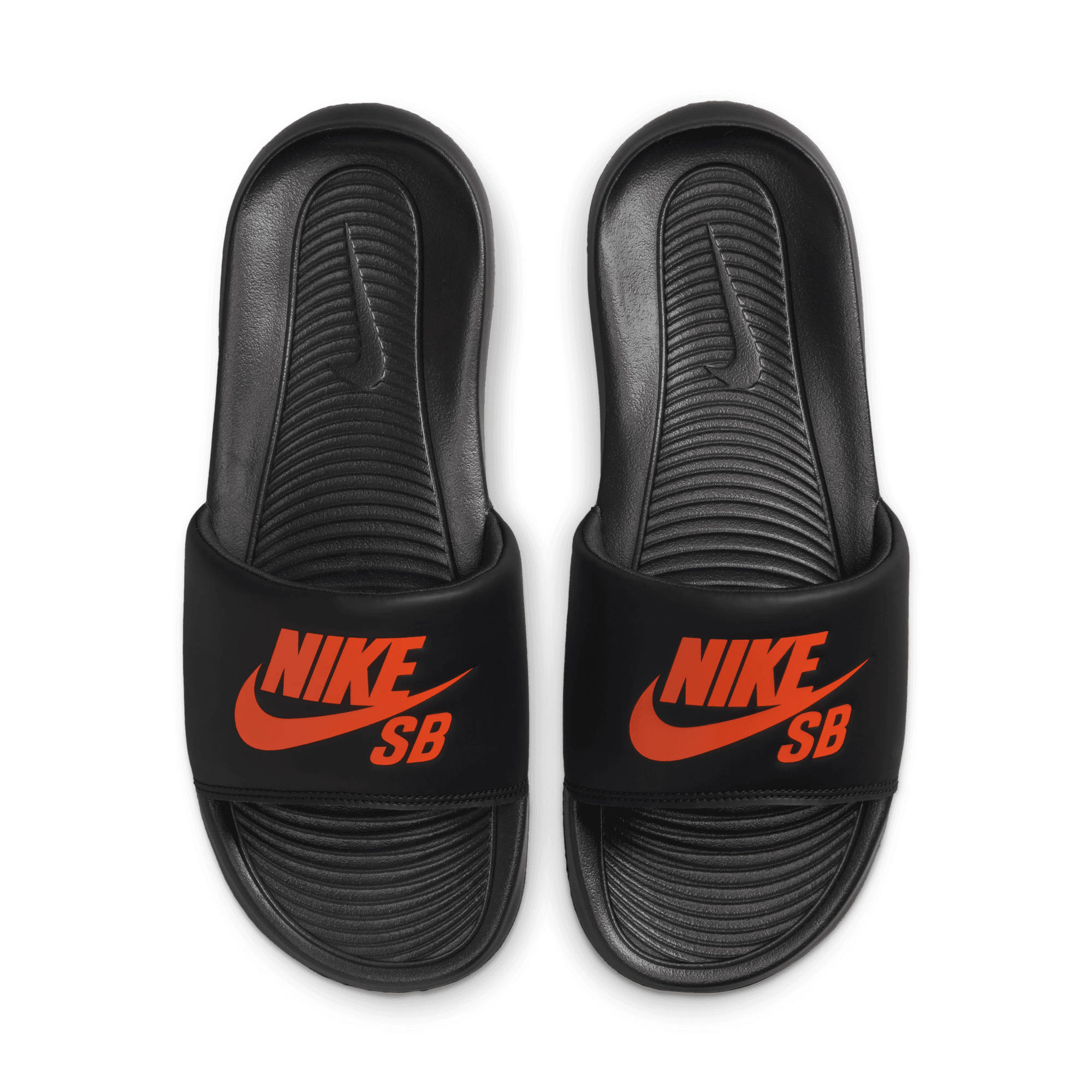 Nike SB Victori One Slides Black/Team Orange