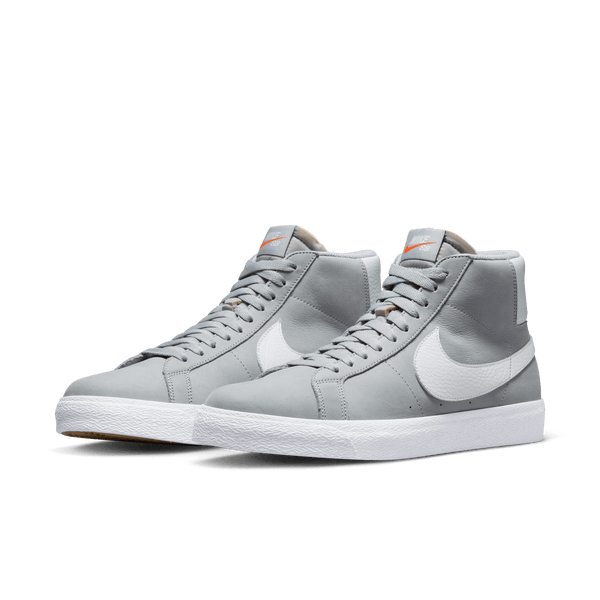 NIKE SB ZOOM BLAZER MID ISO WOLF GREY/WHITE-WOLF GREY - KINGSWELL