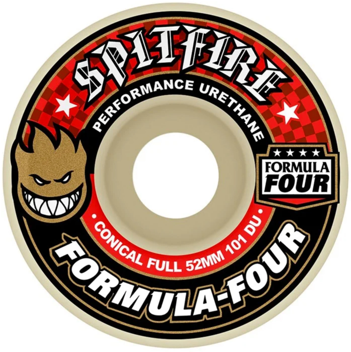 Spitfire Wheels Formula Four F4 Conical Full 101D 52mm