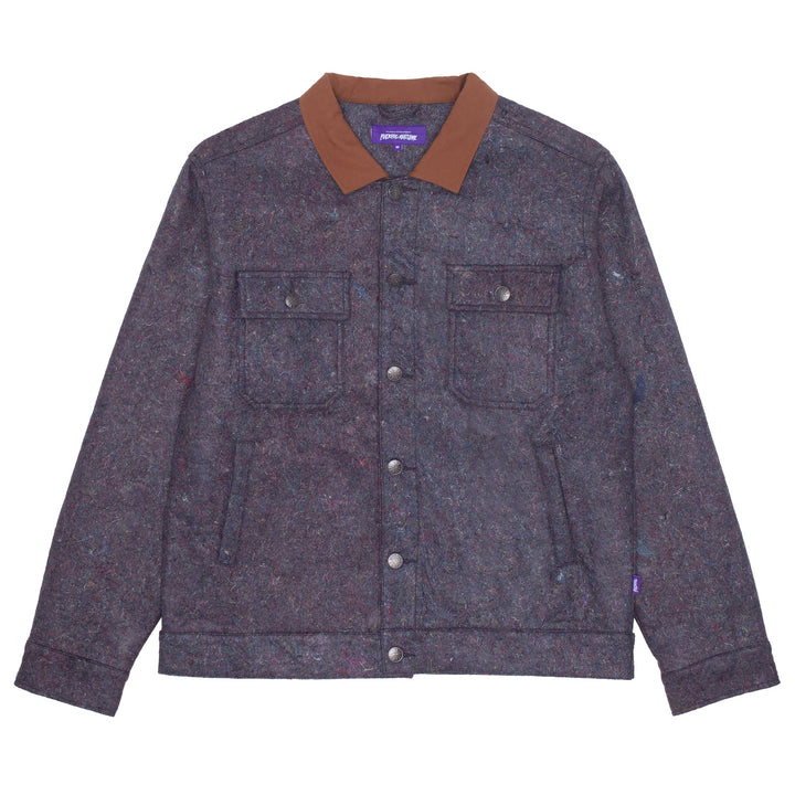 Fucking Awesome Insulation Trucker Jacket Blue