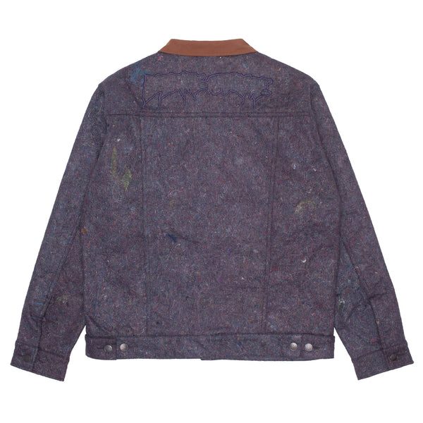 Fucking Awesome Insulation Trucker Jacket Blue - Orchard Skateshop