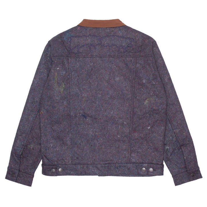 Fucking Awesome Insulation Trucker Jacket Blue