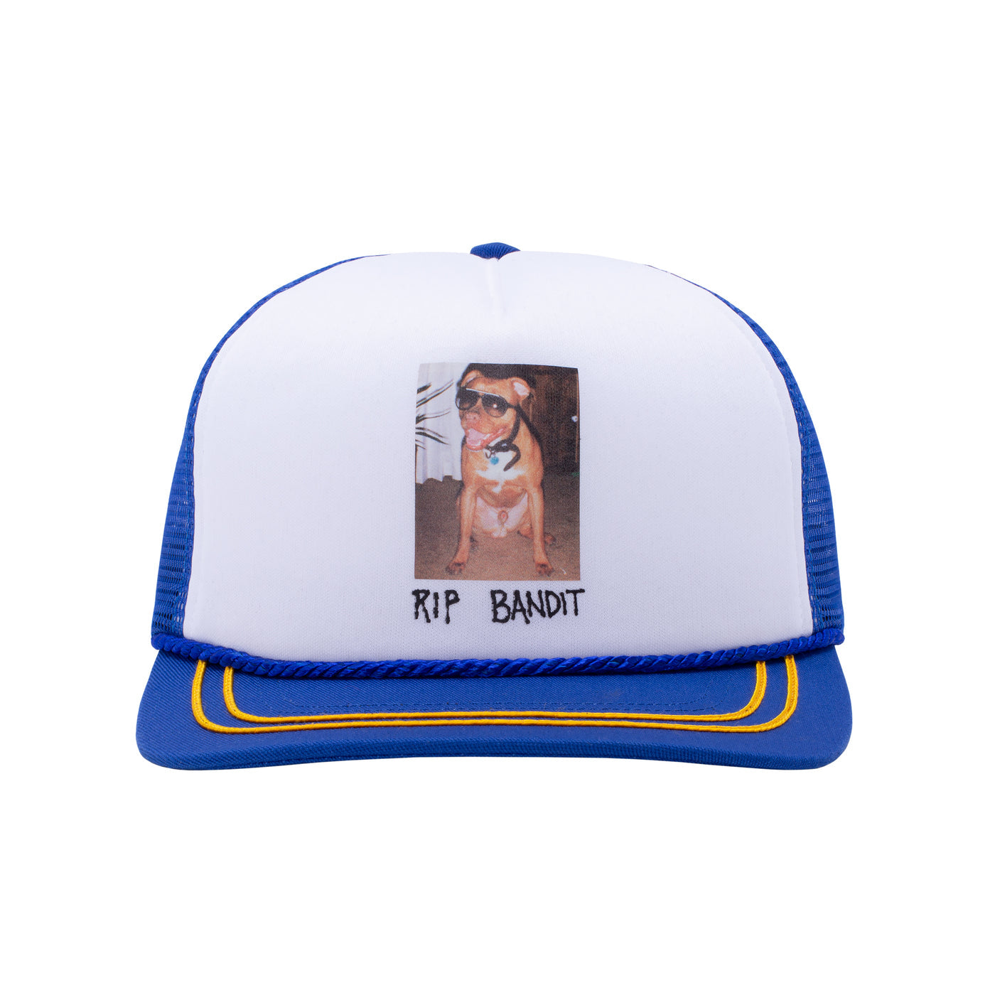 Fucking Awesome RIP Bandit Mesh Snapback Blue - Orchard Skateshop