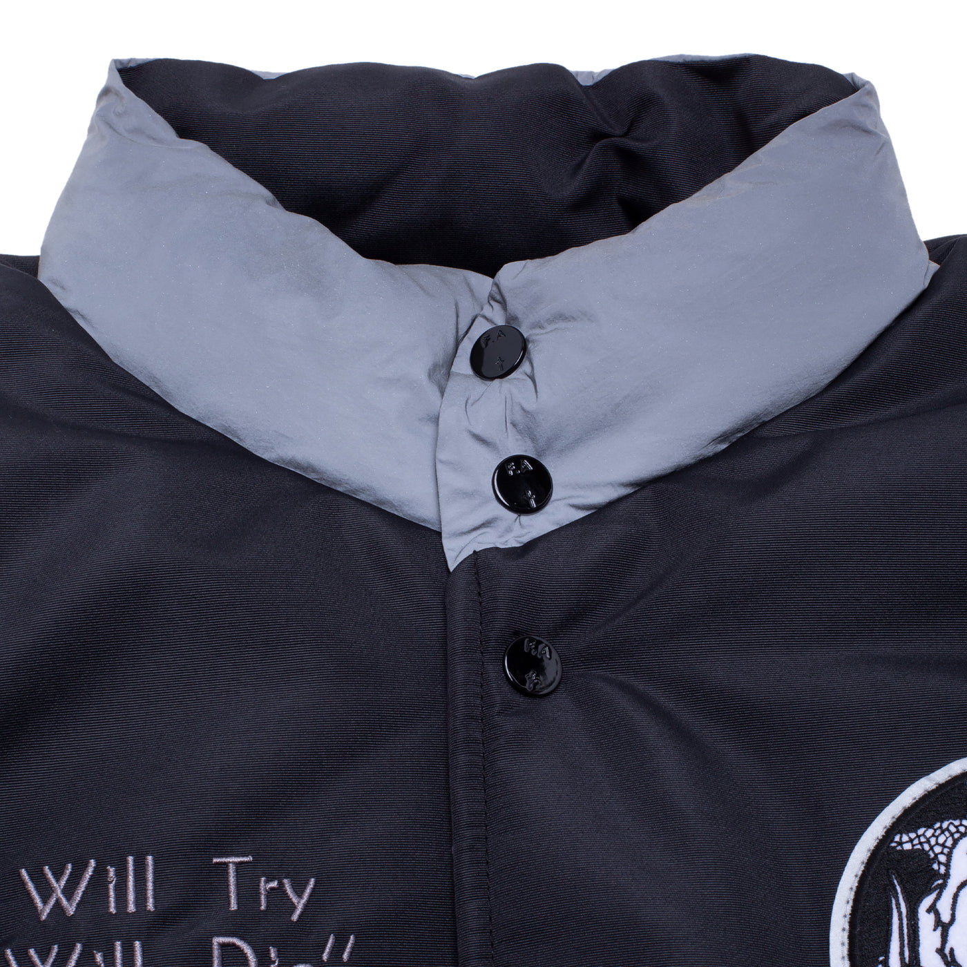 Fucking Awesome Reflective Varsity Puffer Black/3M