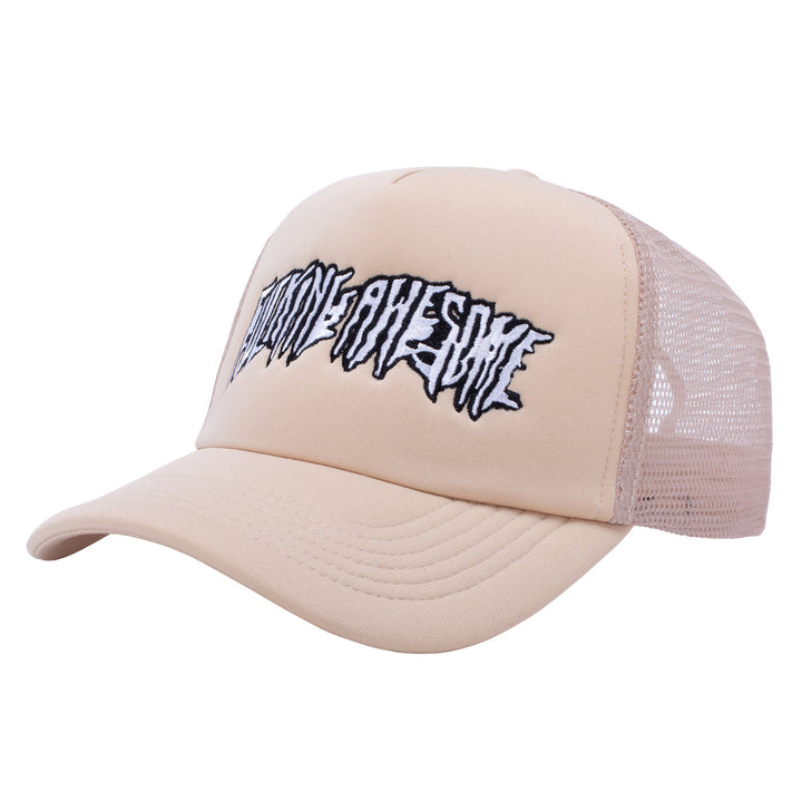 Fucking Awesome Stretched Stamp Mesh Snapback Khaki