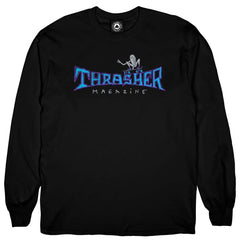 80s THRASHER GONZ Tシャツ　FADE BLACK サイズL Thrasher Gonz Thumbs Up LS Tee Black - Orchard Skateshop