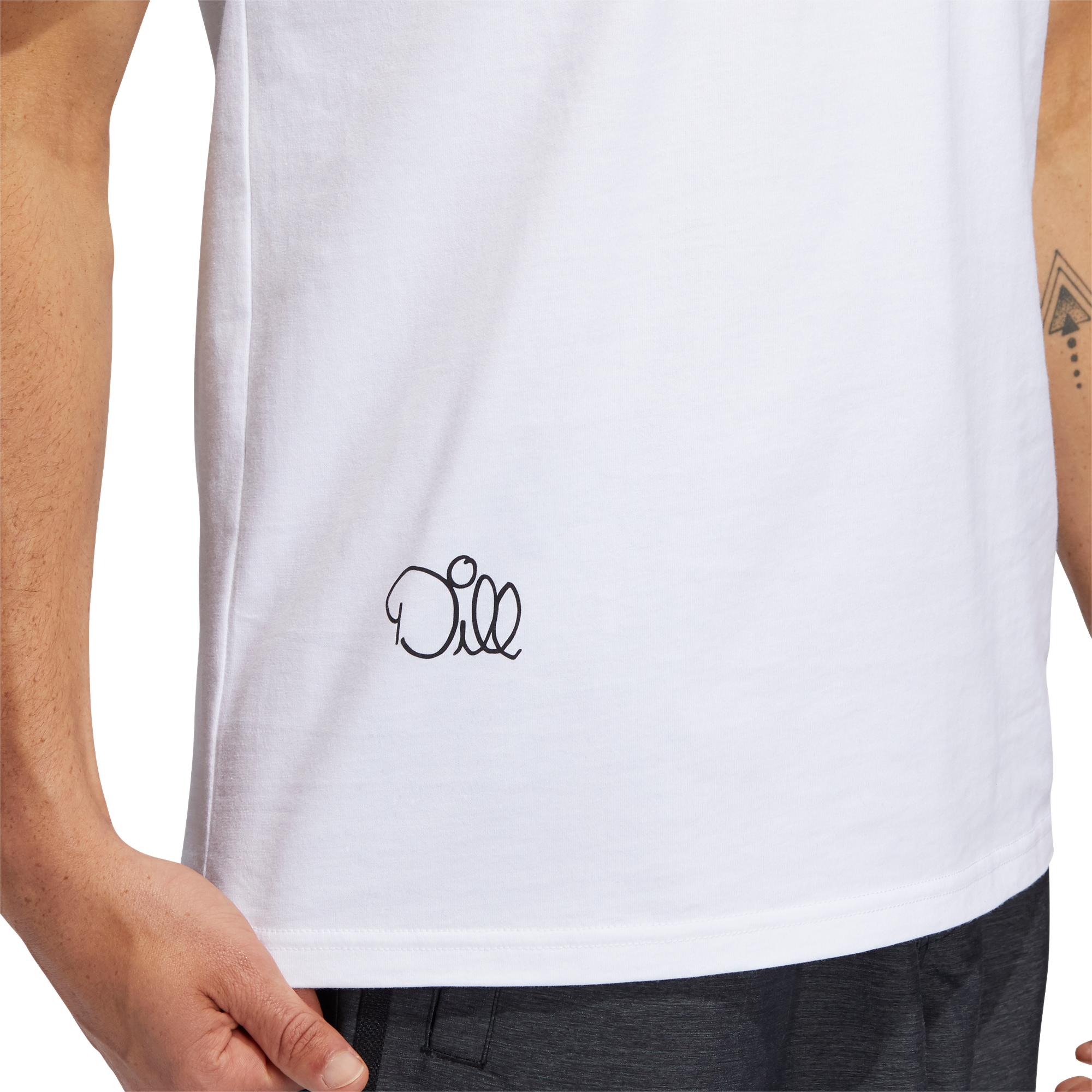 Adidas Jason Dill Graphic S/S Tee White/Black