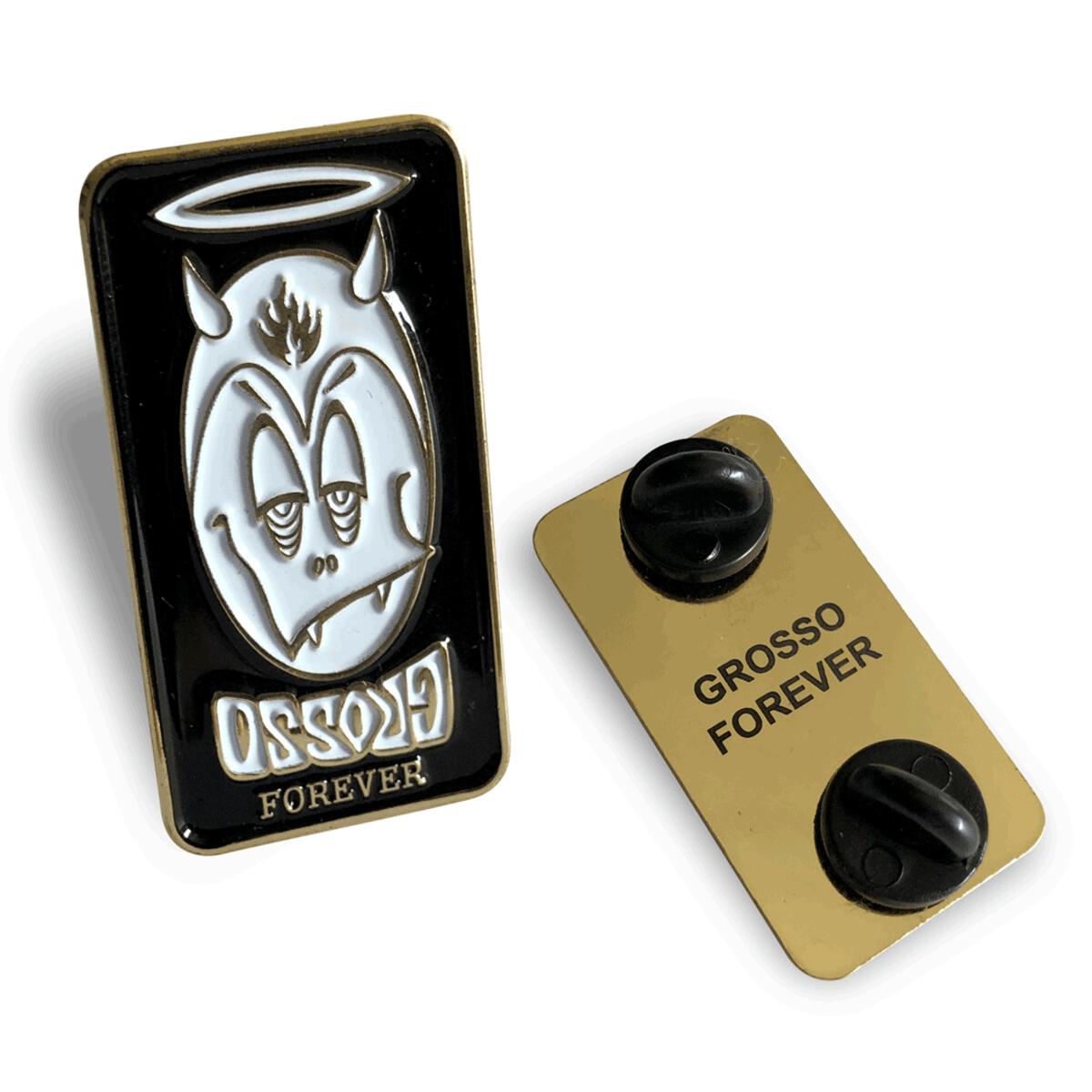 Black Label Grosso Forever Lapel Pin