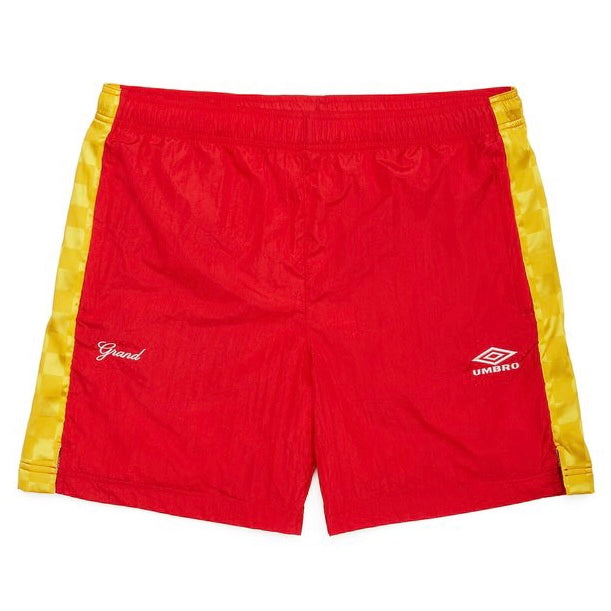 Grand Collection X Umbro Track Short Red/Yellow