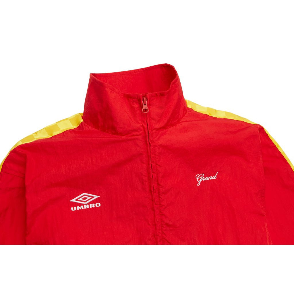 Grand Collection X Umbro Track Jacket Red/Yellow - Orchard Skateshop