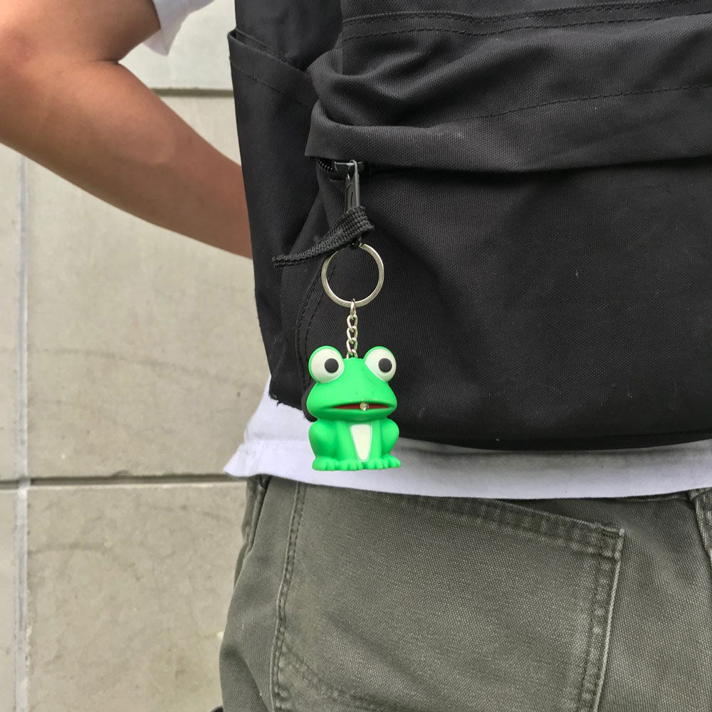 Frog Keychain (Ribbits and Lights up)