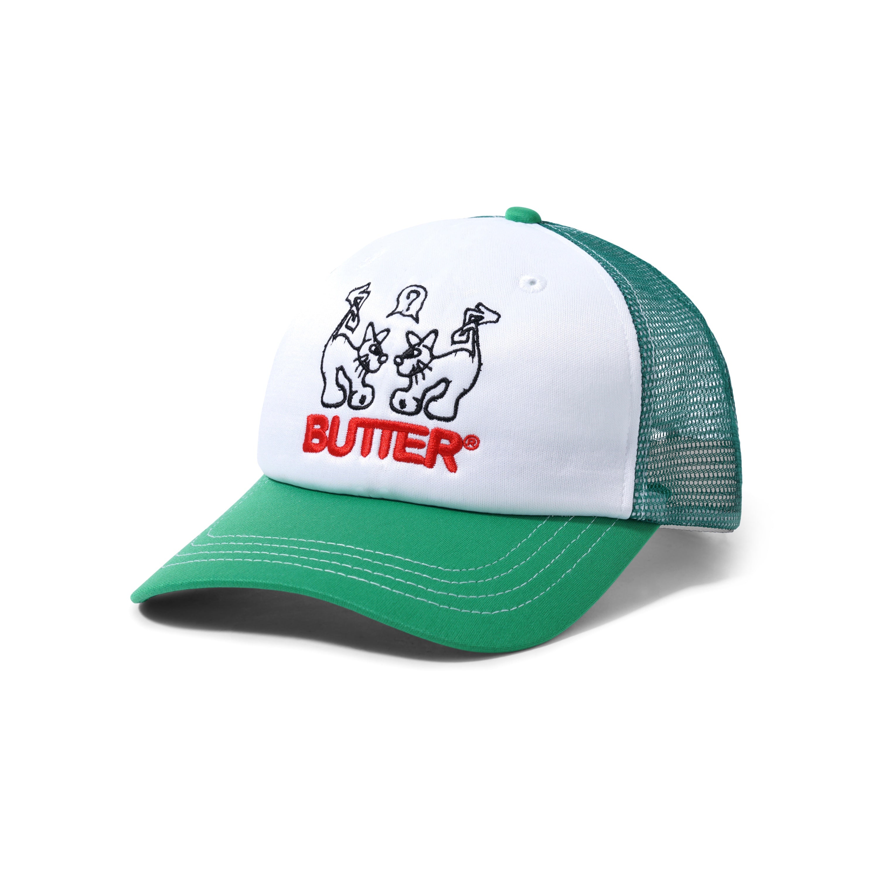 Butter Goods Jun Trucker Cap Kelly Green - Orchard Skateshop