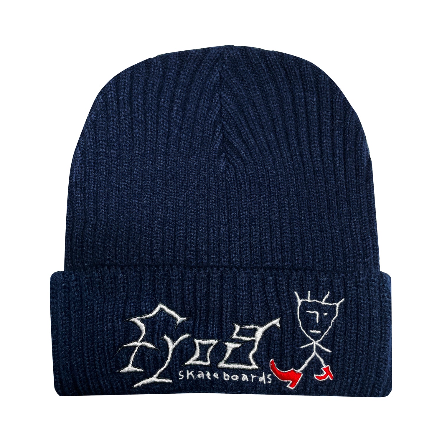 Frog Skateboards Just Keep Walking Beanie Navy