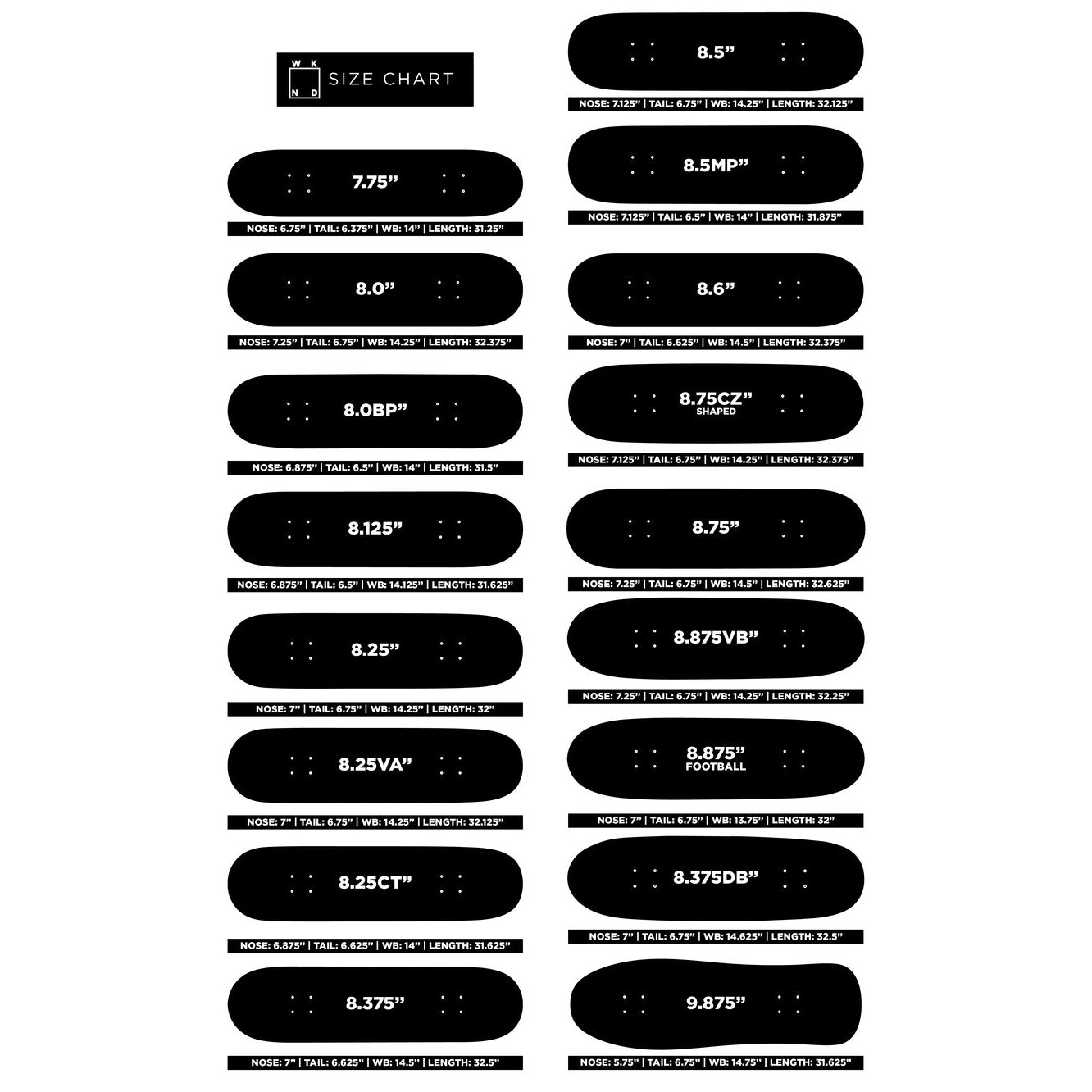 WARPED WKND Support Donation Deck 8.375"
