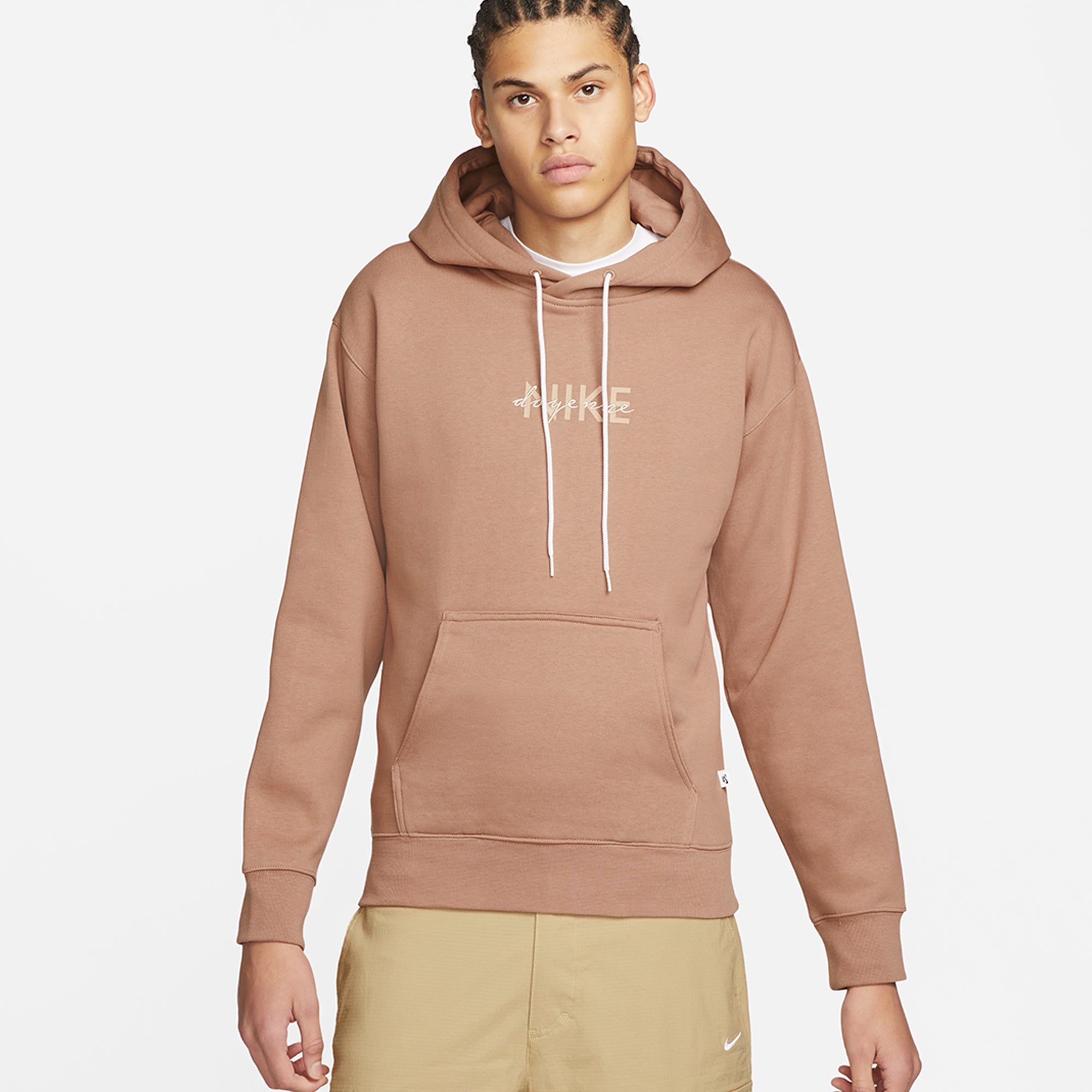 Nike SB X Doyenne Pullover Hooded Sweatshirt Fossil Rose