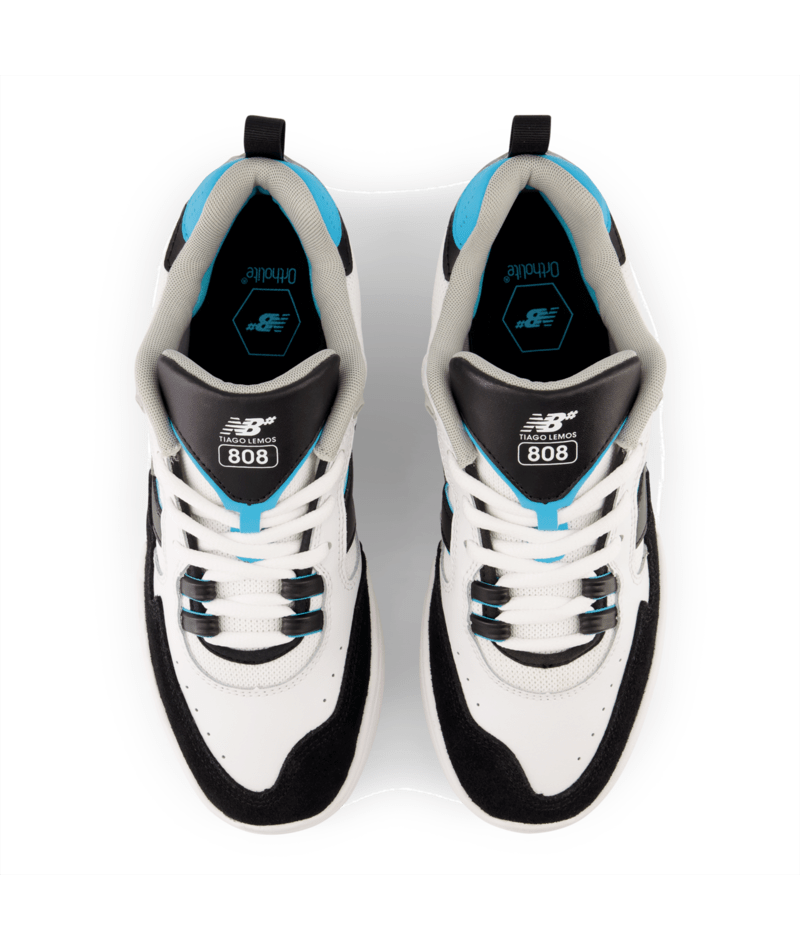 New Balance Numeric NM808BYS Tiago White/Black/Teal - Orchard New Balance Numeric NM808BYS Tiago White/Black/Teal - Orchard